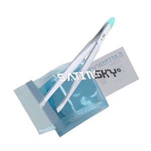 Poignée de scalpel en acier à usage unique n ° 3 Fixée sur une feuille de carton pratique et emballée individuellement de manière stérile - Product Image 4