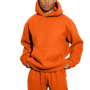 Sudadera con capucha de peso pesado French Terry Hoodies Drop Shoulder Personalizar Logo Oversized Men Thermal Hoodies Alta calidad - Product Image 5