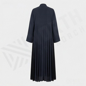 Thobe Thawb, Abaya Islámica Tradicional Elegante de Nuevo Diseño para Mujer, Largo hasta el Tobillo, de Poliéster, Abierta, de Alta Calidad, OEM, Moda Modesta - Product Image 2