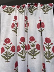 Cortinas de Algodón con Estampado Indio, Fabricante OEM, Tamaños Personalizados, Venta al Por Mayor para Hostelería y Exportación de Textiles para el Hogar - Product Image 4