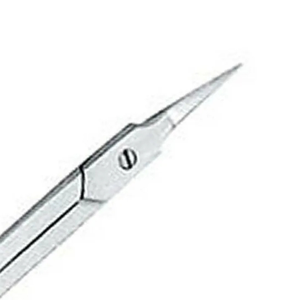 Ciseaux à cuticules 3,5 pouces à pointe droite en acier inoxydable, ciseaux à ongles professionnels, outil de manucure et pédicure - Product Image 3