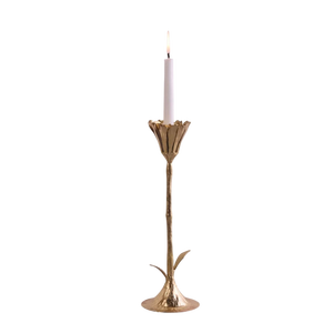 <b>Brass</b> <b>Candlestick</b> Holder Set With Tapered Design For Home Decoration Use For Hotel And Restaurant Tabletop Decoration Stand - Product Image 3