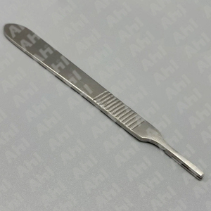 Stainless Steel Dental <strong>Micro</strong> Surgical Implant Scalpel Blade with Handle Manual Power <strong>Source</strong> Scalpel Blade - Product Image 4