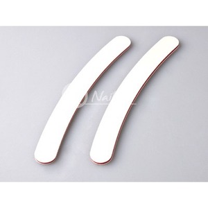 Lima de uñas coreana de Mylar, grano 80/100, forma banana, logotipo OEM personalizado para venta al por mayor en salones de belleza - Product Image 1