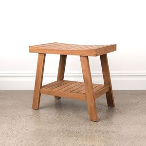 SHOWER BENCH <b>STOOL</b> TEAK WOOD MADE IN INDONESIA - Product Image 1
