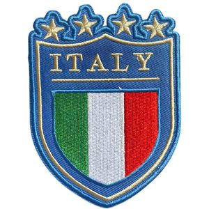 Parche Bordado Termoadhesivo con la Bandera de Italia, Aplique de Banderas Nacionales - Product Image 1