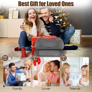 Cuscino Cervicale Riscaldato USB con Schiuma Memory a Pressione Zero, Maschera per Occhi e Adattatore per Alleviare il Dolore, Cuscini da Viaggio - Product Image 6