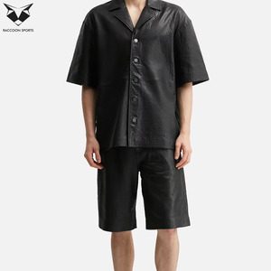 Ropa Exterior de Diseño Personalizado, Moderna y a la Moda, de Primera Calidad, para Adultos, Cómoda, de Cuero Genuino y Lona Sólida, Estilo Urbano - Product Image 5
