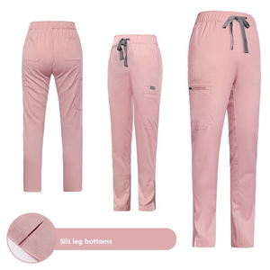 Pantalon médical unisexe élastique - Pantalon droit professionnel pour infirmières, dentistes et salons de beauté - Product Image 5