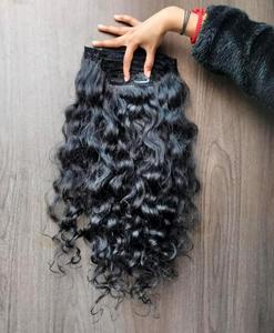 Extensions de cheveux naturels bouclés 100% vierges indiens Remy, lot de 5/7 pièces, 200 grammes, noir, pour femmes - Product Image 6
