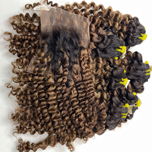 Prix de gros d'usine Cheveux humains de haute qualité Cheveux vierges humains vietnamiens Cheveux frisés profonds Produit tendance - Product Image 2