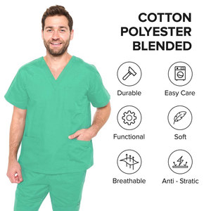 Ensemble de blouses médicales modernes, uniforme d'infirmière d'hôpital, tenue de médecin avec poches, confortable et respirant pour les professionnels de santé - Product Image 6