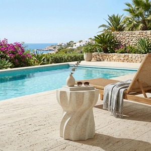 Mesa de Centro Moderna de Piedra, Diseño Contemporáneo, Muebles Hechos a Mano para Sala de Estar - Product Image 6