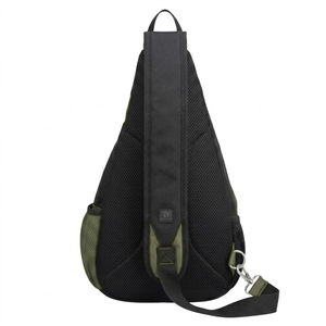 Bolso bandolera unisex, mochila impermeable para el pecho, mochila de hombro para viajes y senderismo con múltiples bolsillos con cremallera - Product Image 6