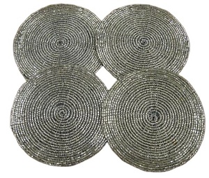 Sous-verres en forme de fraise, design luxueux, broderie à la main, fabrication artisanale classique, beau et élégant, pour table, bureau, design de bureau - Product Image 4