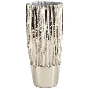 Sophisticated Metal Floral Vase Luxury Decorative Accent Perfect For Hotel Lobby Living Room <b>Table</b> Display Arrangement - Product Image 2