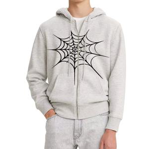 Sweat-shirt à capuche Spider Designer, motif carré dégradé, nouvelle collection tendance - Product Image 1