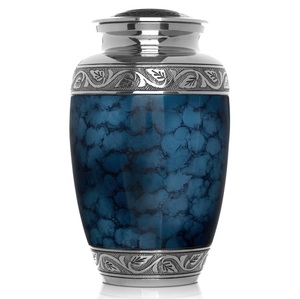 Brass Metal Funeral Supplies Adult Ashes <b>Memorial</b> Cremation Urns for Best Quality Hot Sale Metal Cremation Urn Coffin and Casket - Product Image 2