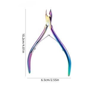 BAFA SURGICAL INSTRUMENTS Coupe-ongles professionnels en acier inoxydable, ouverture de mâchoire large de 12,5 mm, lame incurvée, pointe acérée pour ongles des doigts - Product Image 3