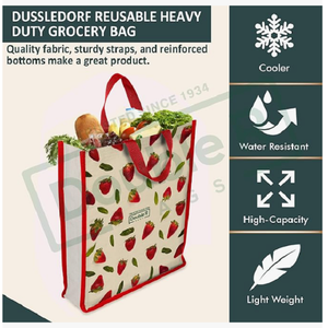 Heavy Duty Eco Friendly Cotton Tote Shopping <b>Bag</b> <b>Large</b> Reusable <b>Canvas</b> Carry <b>Bag</b> with Strong Handles for Grocery and Market - Product Image 5
