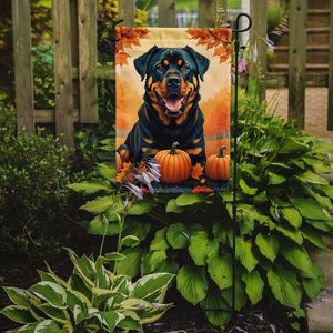Multicolor Rottweiler Fall Garden Flag Buzón decorativo Yard Flag Banner para Patio Artwork Garden Size Flower Beds - Product Image 2