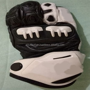 ถุงมือแข่งรถมอเตอร์ครอสหนังแท้สำหรับผู้ชายถุงมือแข่งรถแบบเต็มนิ้ว - Product Image 4