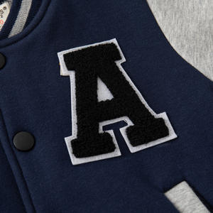 Manteau de baseball chaud pour garçons 2026, style coréen décontracté, en peluche, coupe ample et confortable - Product Image 3