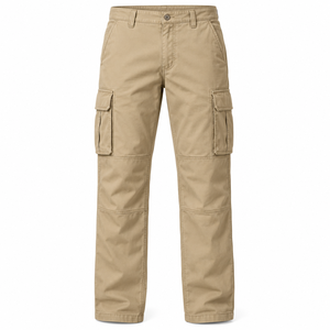 Casual Straight Pattern Mid Waist Everyday Wear <b>Men's</b> Comfortable Jogger Pants Breathable Fabric Stylish <b>Cuffed</b> Design - Product Image 4