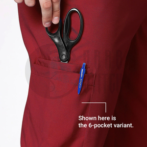 Conjunto de Uniformes Médicos para Hombre, Cuello en V, Uniforme de Enfermero, Doctor, Ropa de Trabajo para Hospital y Clínica, Tela Transpirable y Antibacteriana, Traje de Atención Médica - Product Image 6