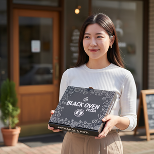 Custom Printing Personalized <b>Pizza</b> <b>Box</b> for Takeaway <b>Pizza</b> Packaging with Corrugated Paper and Logo Printing - Product Image 3