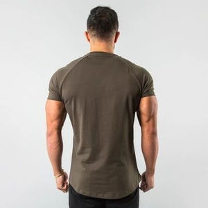 Fabricante OEM ODM, Suministro al por Mayor, Camiseta Deportiva para Hombre con Logotipo Personalizado, Secado Rápido, Transpirable, Poliéster y Elastano, para Entrenamiento Físico - Product Image 2