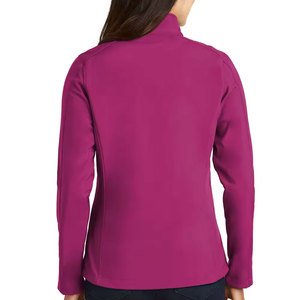 Veste en toile violette pour homme Econex Sports, col montant, imperméable, coupe-vent, à capuche, décontractée, hiver, coupe régulière, fermeture éclair, unie - Product Image 2