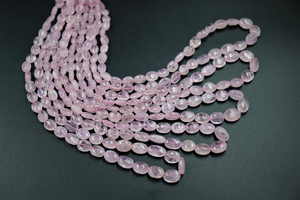 มอร์แกไนท์เรียบ6*8-8*10มม. ลูกปัดรอนเดล17นิ้วอัญมณีธรรมชาติสำหรับการทำเครื่องประดับธรรมดา - Product Image 6