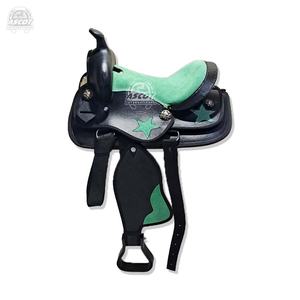 Silla de montar sintética de estilo occidental con accesorios de primera calidad, equipo ligero para montar a caballo, venta al por mayor - Product Image 4