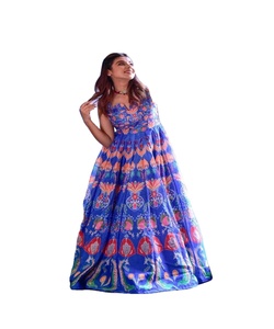 Nouvel arrivage de robe longue collective de mariage pour femmes indiennes vêtements traditionnels vêtements ethniques indiens vêtements vêtements - Product Image 1