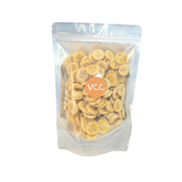 Tranches de bananes lyophilisées premium, frites sous vide, variété Cavendish, sans sucre ajouté, collation saine, approvisionnement en vrac, OEM, marque privée