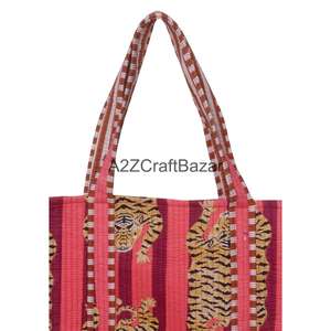 Bolsa de Playa Grande, Hecha a Mano, 100% Algodón, Estampada, con Asa Larga, Reutilizable para Viajes y Uso Diario, Ideal para Regalo - Product Image 5
