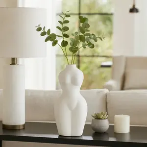 Florero de Metal de Lujo Contemporáneo para Decoración de Alta Gama, Florero Decorativo Artístico de Metal para Centros de Mesa de Boda - Product Image 3