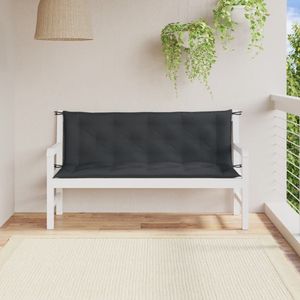 Cojín para Banco de Jardín Color Antracita Melange, 100% Poliéster, Cojines y Almohadas para Exteriores - Product Image 3