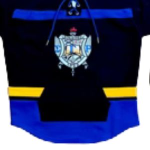 เสื้อฮู้ดฮอกกี้ Sigma Gamma Rho ผ้าฟลีซหนานุ่ม สไตล์ลำลอง ปักลายตามสั่ง สำหรับชมรมนักกีฬากรีก - Product Image 5