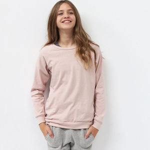 Pull-over en maille à col rond gris pour garçons, style décontracté, collection automne, vente en gros - Product Image 5