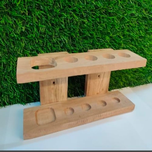 Best Selling Customized Wall Mounted Wood Toothbrush Stand For Living Area <b>Bathroom</b> Products Toothbrush Storage Holder - Product Image 3