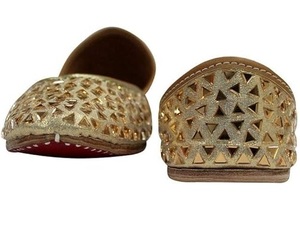 Nuevo Modelo de Zapatos Khussa de Cuero Hechos a Medida para Mujer, Ligeros, con un Estilo Moderno para Eid y Bodas - Product Image 4