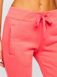 Women's Casual <b>Fleece</b> <b>Joggers</b> Mid Waist Regular Fit Quick Dry Breathable Polyester/Cotton Drawstring Closure for Gym Running - Product Image 5
