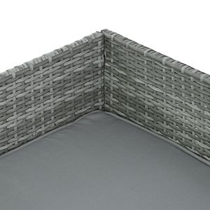 Cuccia XL per Cani in Vimini PE per Tutte le Stagioni, Arredamento da Esterno per Animali Domestici, Recinti da Patio con Stampa, Cuccia per Animali Domestici Stile Cu, Mobili per Animali Domestici - Product Image 2