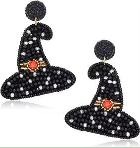 Pendientes de Cuentas Bordadas a Mano Multicolores, Joyería Festiva para Mujer, ALLIANCE CRAFT, Mejor Precio - Product Image 2