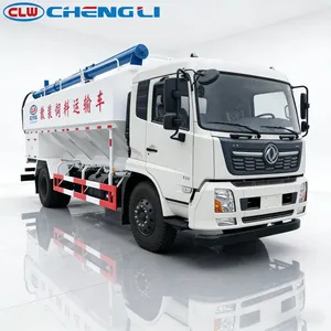 รถบรรทุกขนส่งอาหารสัตว์แบบดันด้วยระบบไฮดรอลิก Dongfeng ขนาด 22 ลูกบาศก์เมตร สำหรับขาย เหมาะสำหรับฟาร์มสัตว์ปีกและการขนส่งอาหารสัตว์ - Product Image 6