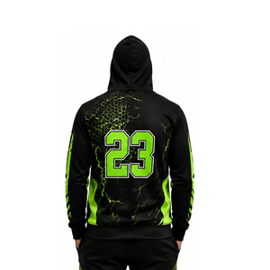 Sweat-shirts à capuche personnalisés pour hommes, sublimés, pour l'entraînement sportif, la salle de sport, la remise en forme, les équipes sportives - Product Image 3