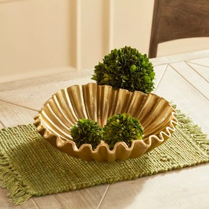 Plateau de service en métal tendance, forme originale, plat décoratif en aluminium poli, plat à fruits, décoration de table pour mariage et fête - Product Image 5