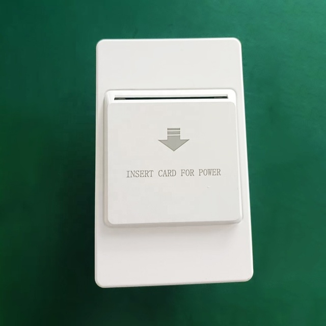 USA Style Power Control Switch Long Type Energy Saver Switch 100-250V 40A 8000W Holder Card Smart Room Key Card Power Switch